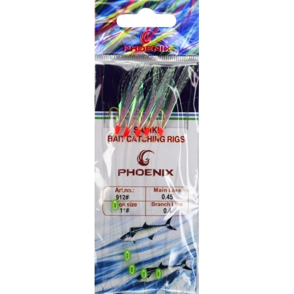 Самодур для лову риби, Phoenix 912, 5 гачків, розмір №11